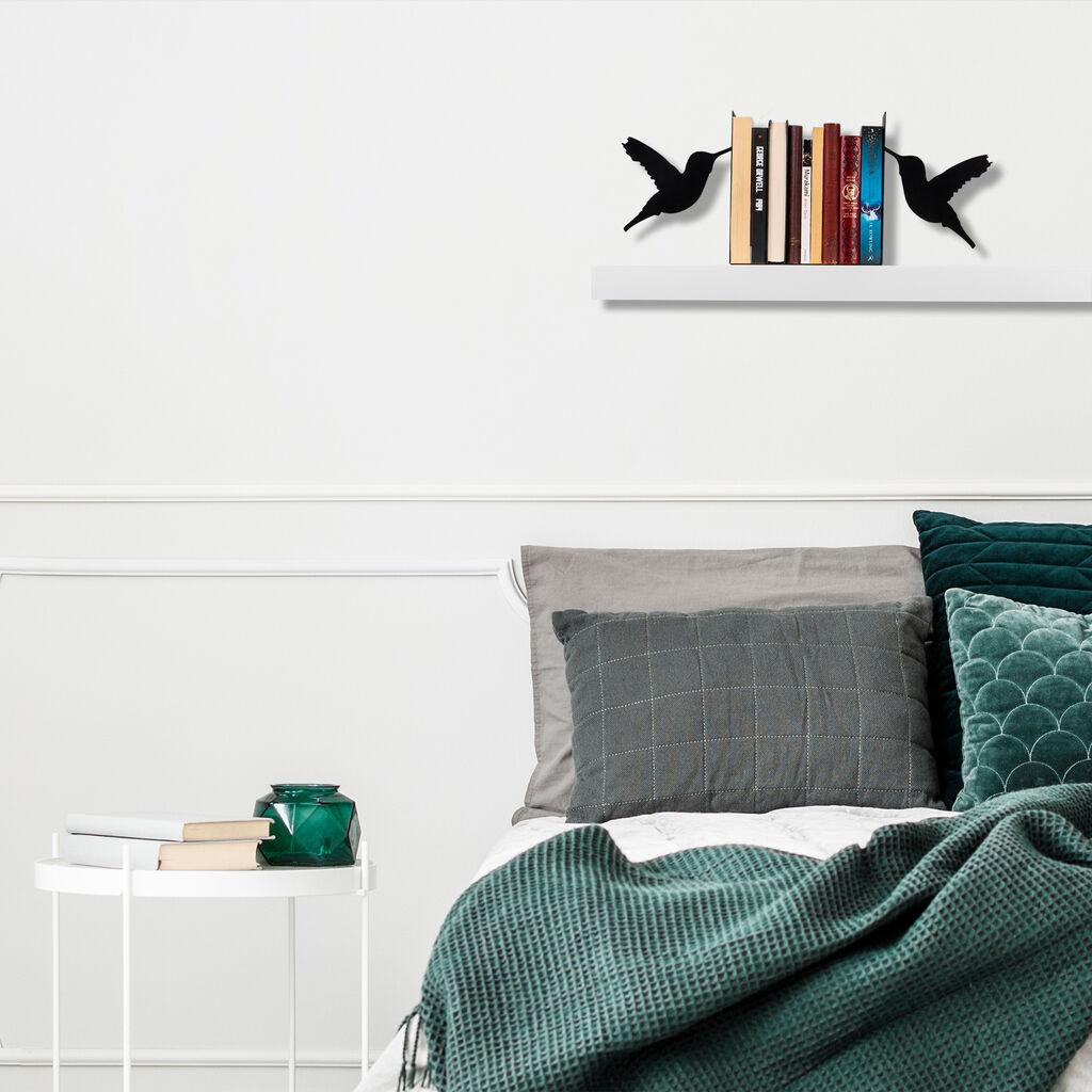 Aberto Design Držač za knjige 11, 42,5x14x22cm, Crni