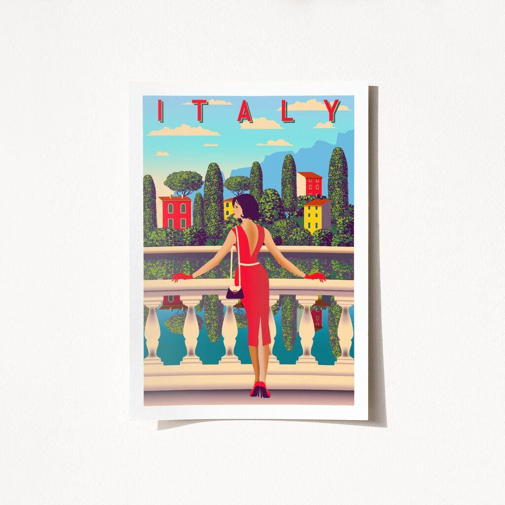 Poster Wallity Italija-1961, 21x29,7 cm