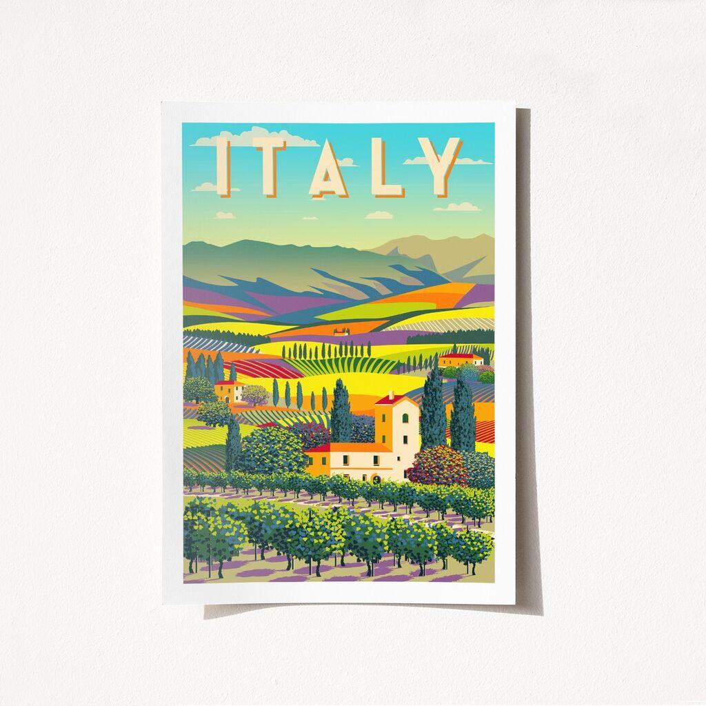 Poster Wallity Italija-1963, 21x29,7 cm