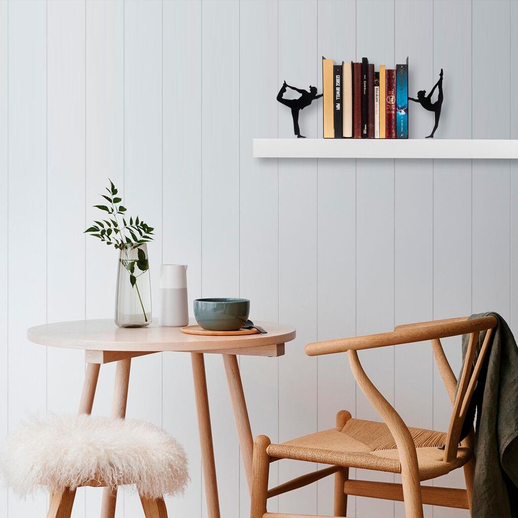 Aberto Design Držač za knjige 8, 34x14x22cm, Crni