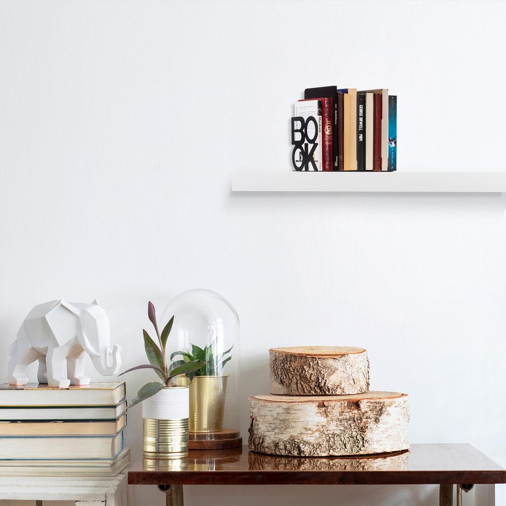 Aberto Design Držač za knjige 9, 13,5x13x14cm, Crni