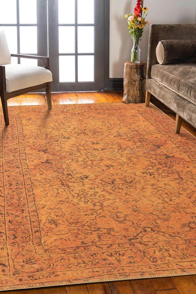 Conceptum Hypnose tepih Folk Chenille 15, 75x230cm, narandžasta
