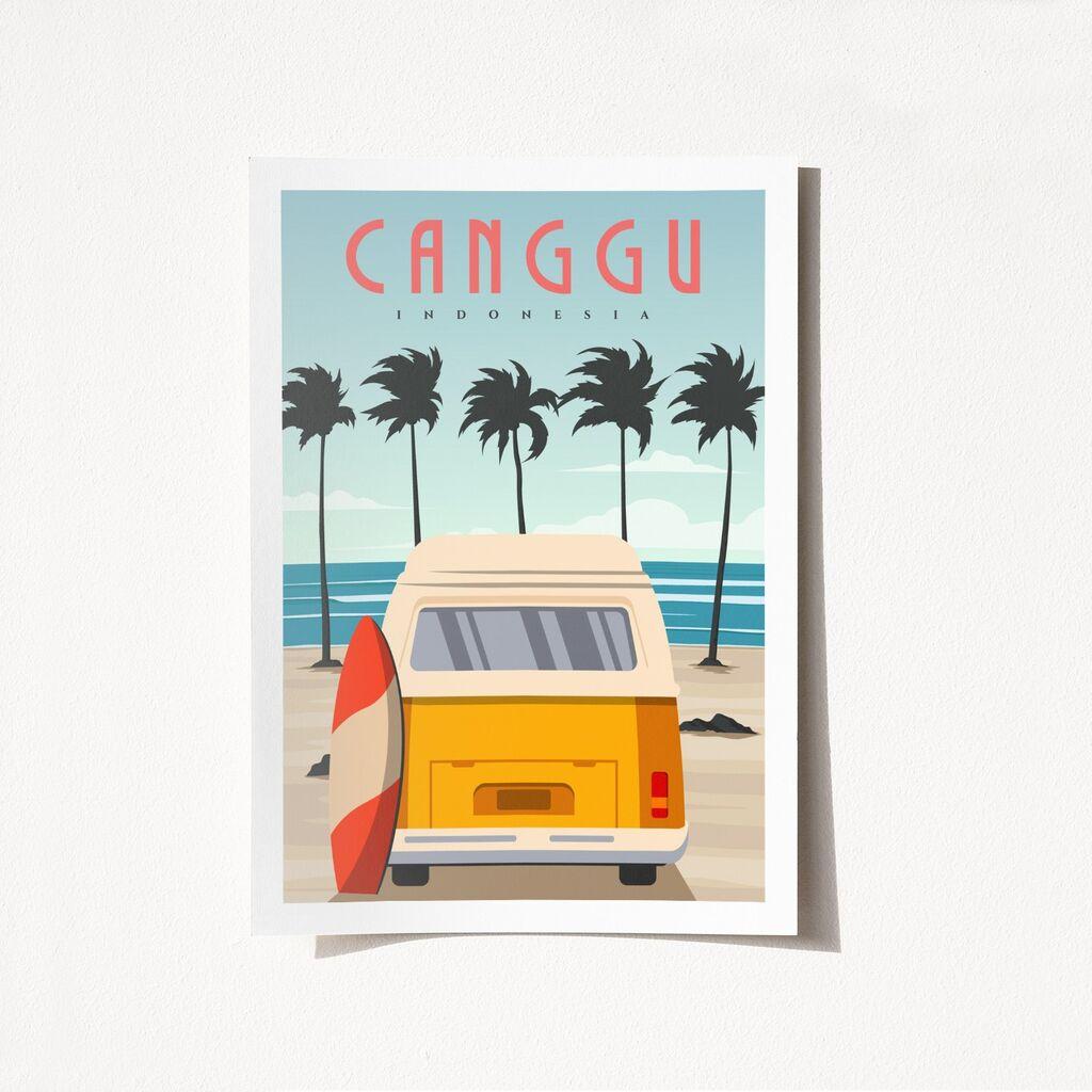 Wallity plakat Canggu-1991, 21x29,7 cm