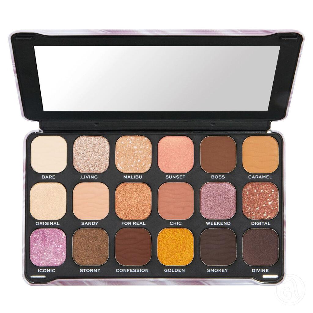 Makeup Revolution Paleta Forever Nude Silk, 19.8g