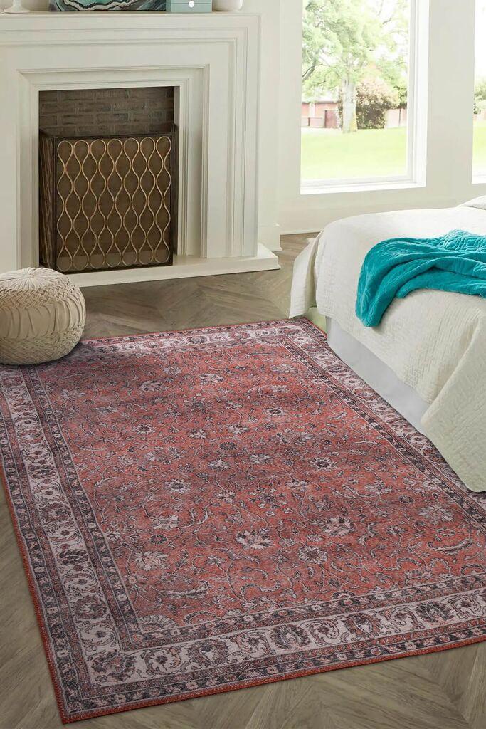 Conceptum Hypnose tepih Folk Chenille 42, 75x230cm, crveni