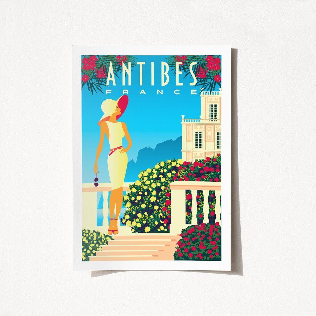 Poster Wallity Antibes-1977, 21x29,7 cm