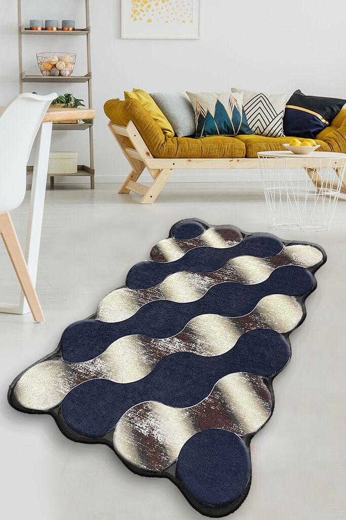 Conceptum Hypnose Carpet Circle, 100x160cm, tamno siva