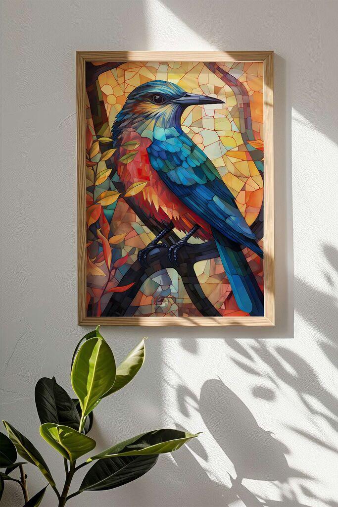 Uokvirena slika Wallity Mscartmdl17, 33x48 cm