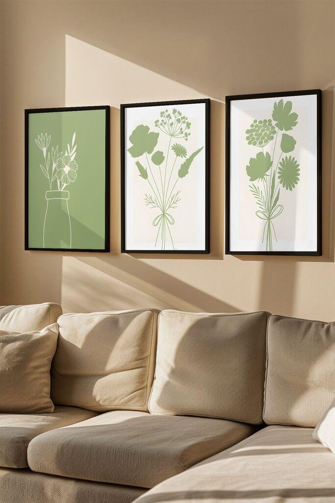 Wallity Uramljena slika Artvmodel29, 33x48 cm, 3 dijela