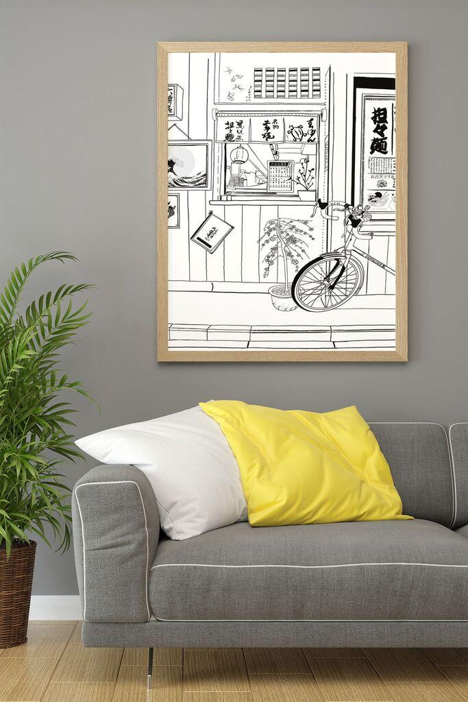 Uokvirena slika Wallity Lmnmdl23, 33x48 cm