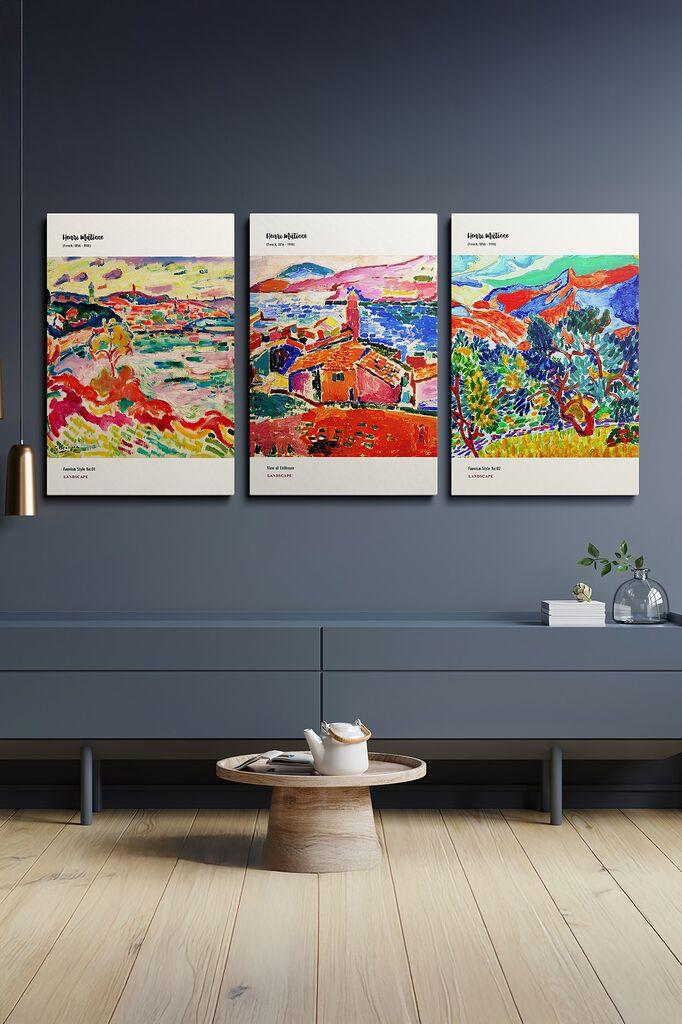 Wallity Slika Ersycnvs12, 50x70 cm, 3 dijela