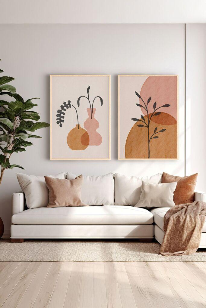 Uokvirena slika Wallity Ersy2Limodel38, 33x48 cm, 2 dijela