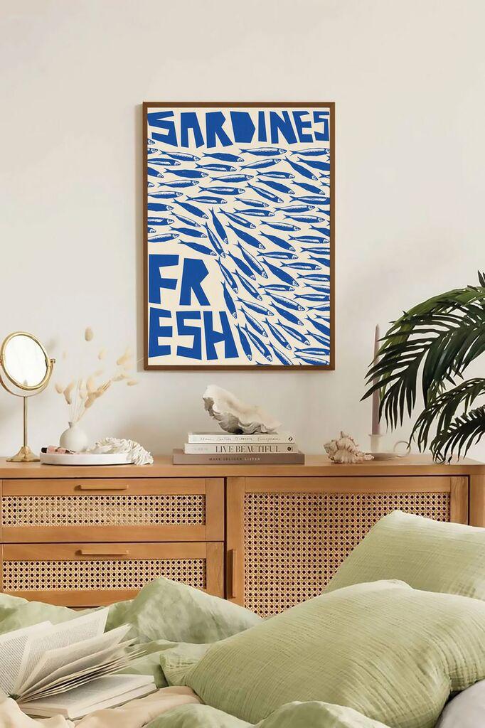 Uokvirena slika Wallity Lmnmdlkahve12, 33x48 cm