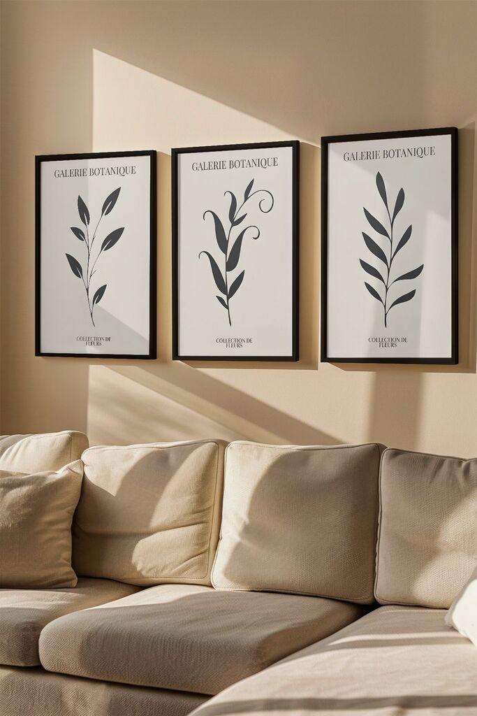 Wallity Uramljena slika Artvmodel37, 33x48 cm, 3 dijela