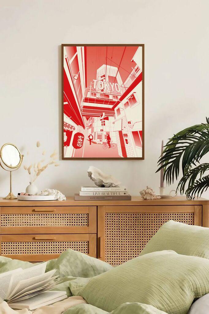 Uokvirena slika Wallity Lmnmdlkahve14, 33x48 cm