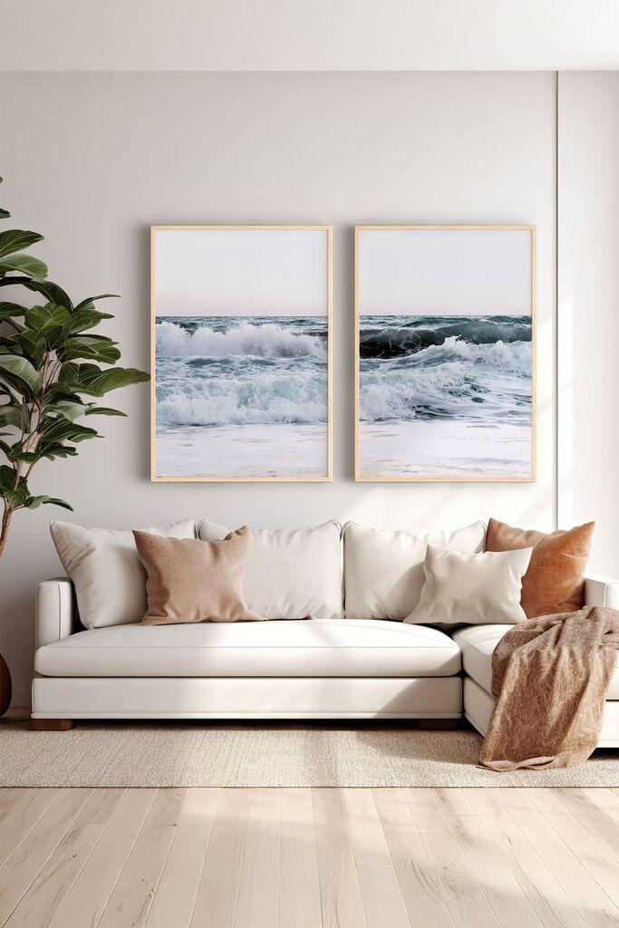 Uokvirena slika Wallity Ersy2Limodel35, 33x48 cm, 2 dijela