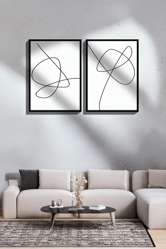 Uokvirena slika Wallity Ersy2Limodel6, 33x48 cm, 2 dijela