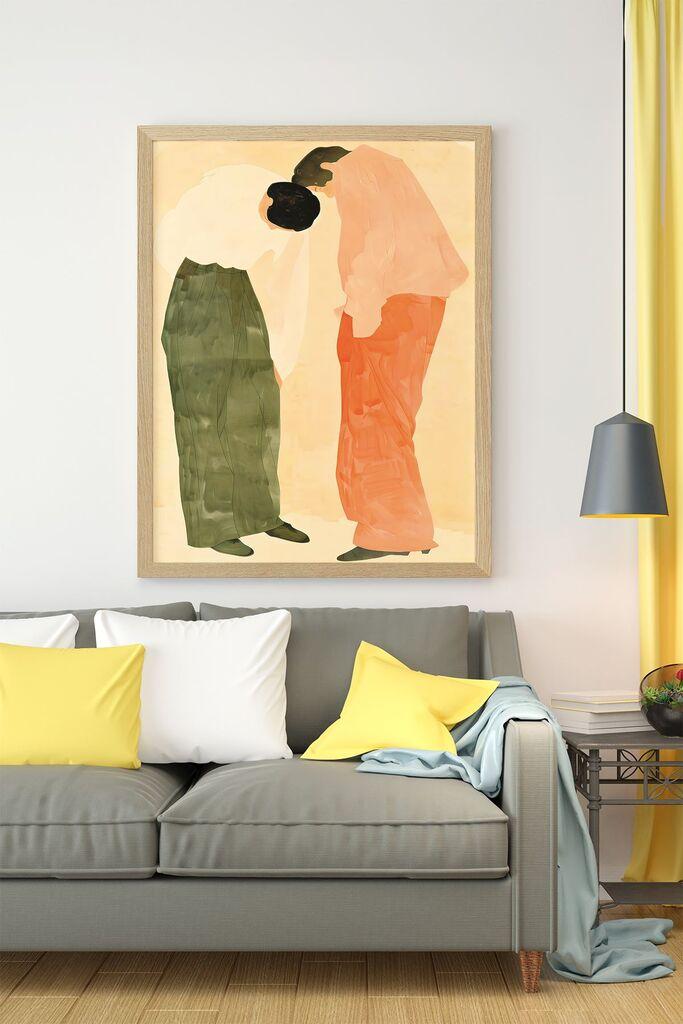 Uokvirena slika Wallity Lmnmdl1, 33x48 cm