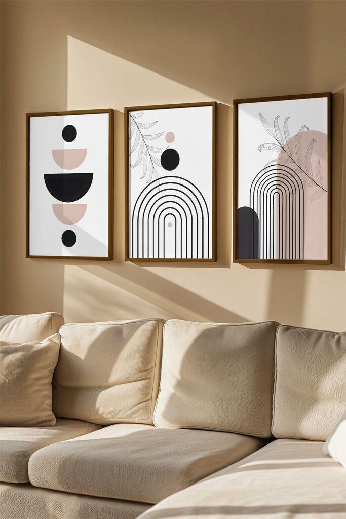 Uokvirena slika Wallity Artvmodel12, 33x48 cm, 3 dijela