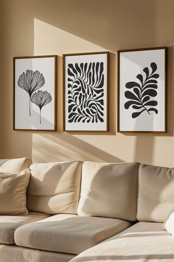 Wallity Uramljena slika Artvmodel31, 33x48 cm, 3 dijela