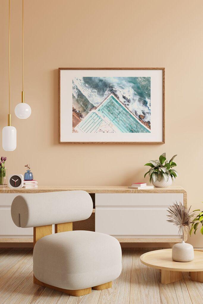 Uokvirena slika Wallity Lmnmdlkahve46, 33x48 cm