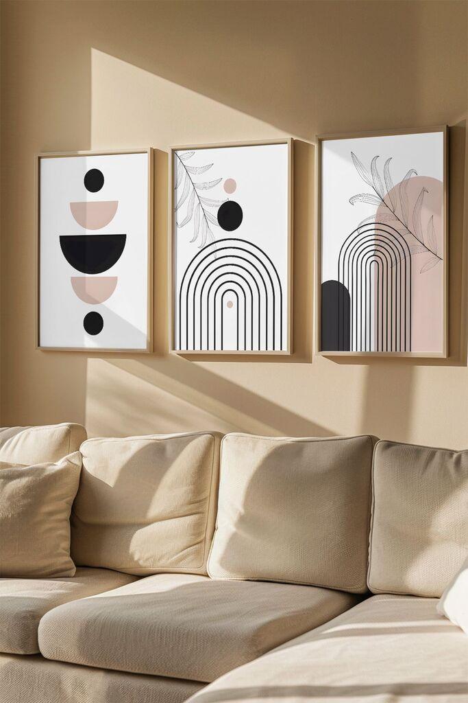 Uokvirena slika Wallity Artvmodel12, 33x48 cm, 3 dijela