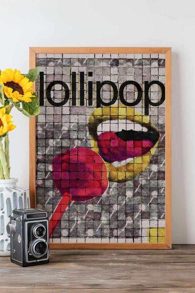 Uokvirena slika Wallity Popmosaic12, 33x48 cm