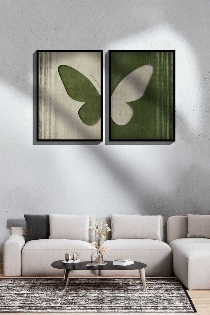 Uokvirena slika Wallity Ersy2Limodel20, 33x48 cm, 2 dijela