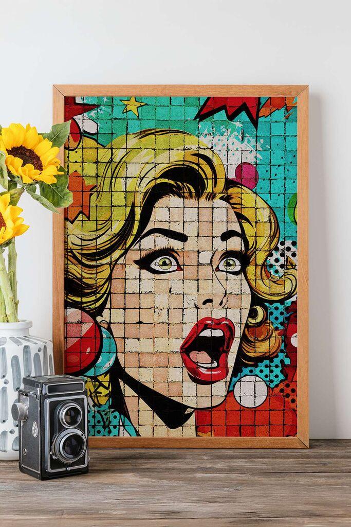 Uokvirena slika Wallity Popmosaic29, 33x48 cm