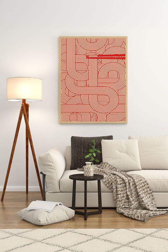 Uokvirena slika Wallity Lmnmdl13, 33x48 cm