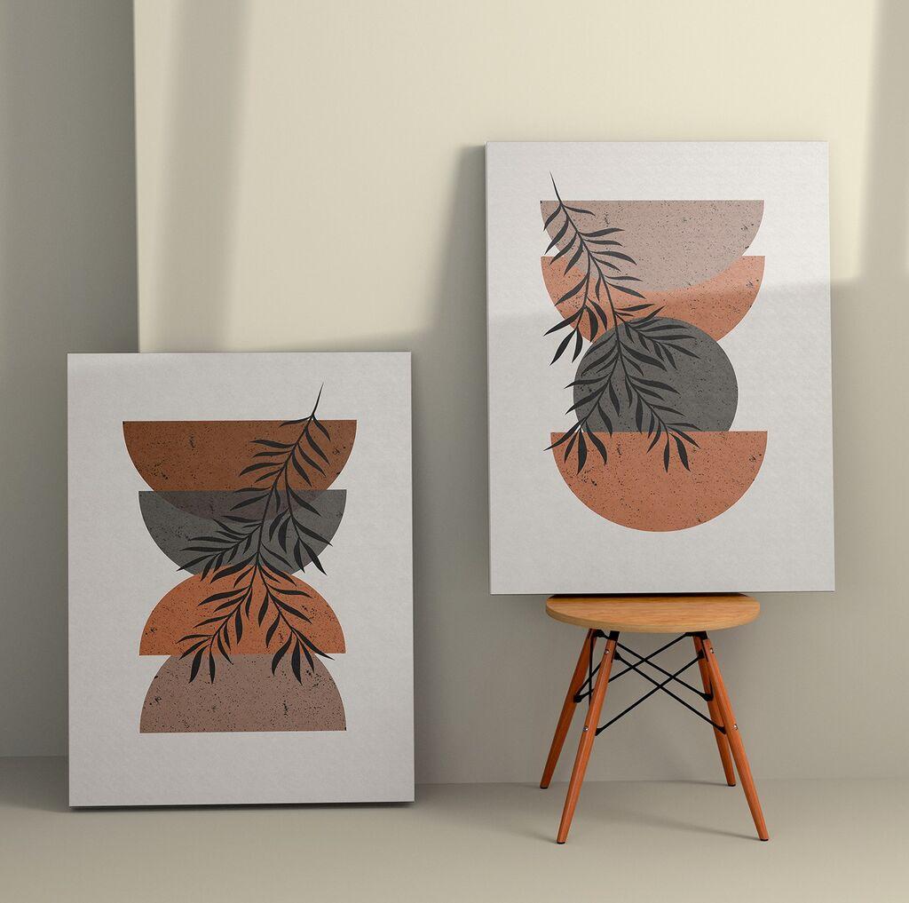 Zidna slika 2KNV4254, 50x70 cm, 2 dijela