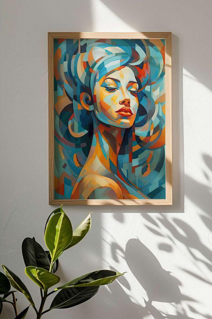 Uokvirena slika Wallity Mscartmdl18, 33x48 cm