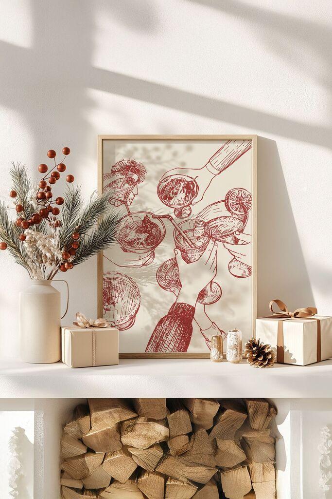 Uokvirena slika Wallity Nwyearsngmdl20, 33x48 cm