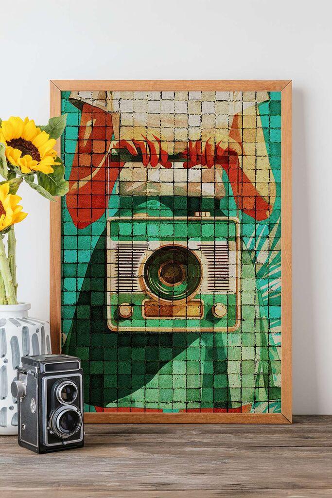 Uokvirena slika Wallity Popmosaic11, 33x48 cm