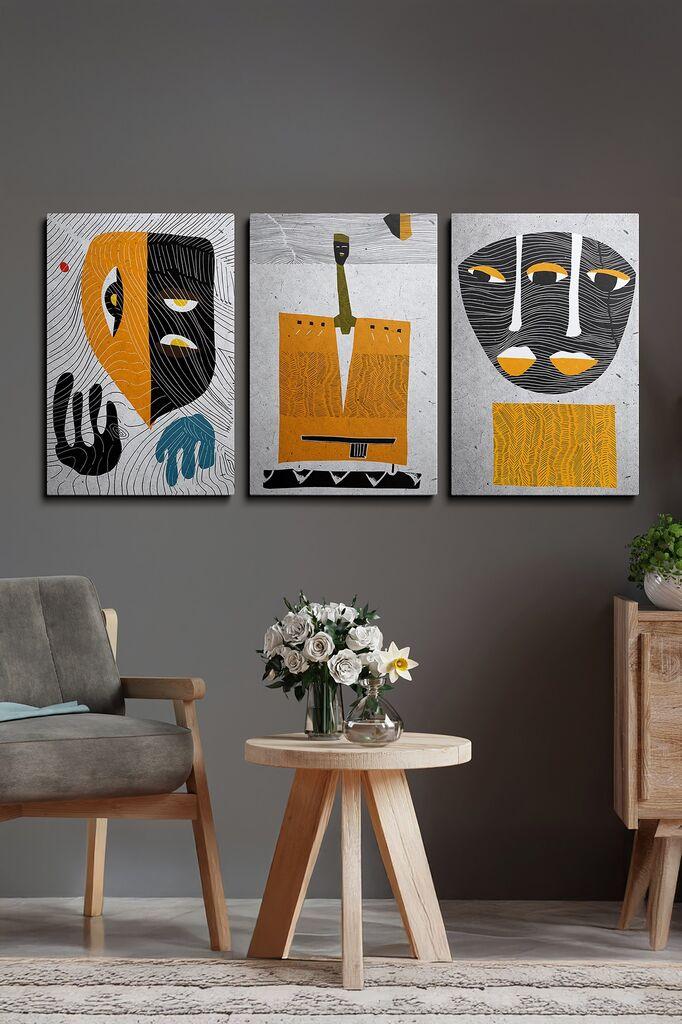 Wallity Slika Ersycnvs6, 50x70 cm, 3 dijela