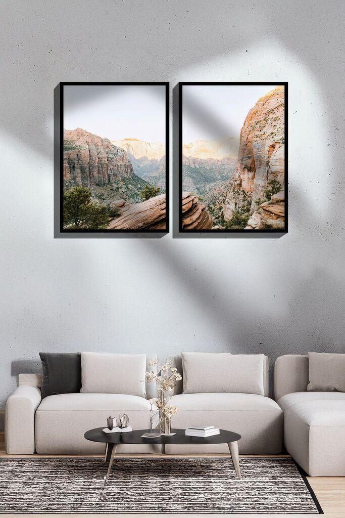 Uokvirena slika Wallity Ersy2Limodel28, 33x48 cm, 2 dijela