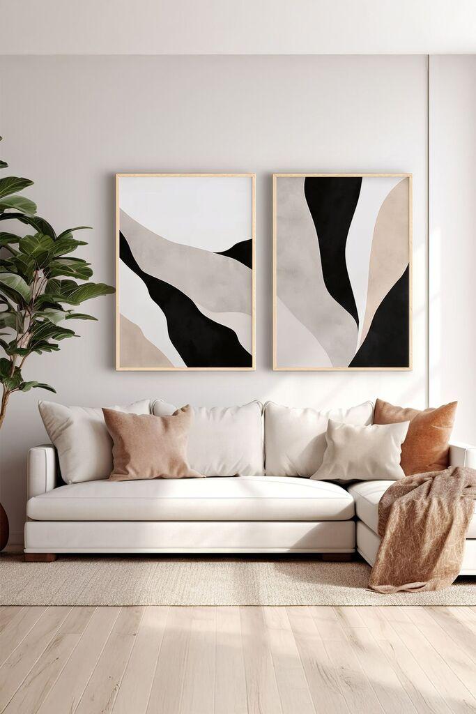 Uokvirena slika Wallity Ersy2Limodel42, 33x48 cm, 2 dijela