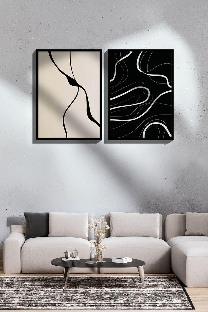 Uokvirena slika Wallity Ersy2Limodel10, 33x48 cm, 2 dijela