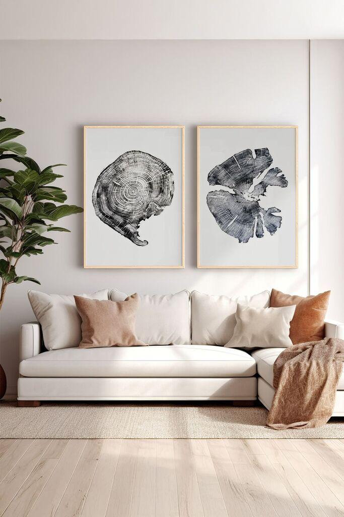 Uokvirena slika Wallity Ersy2Limodel15, 33x48 cm, 2 dijela