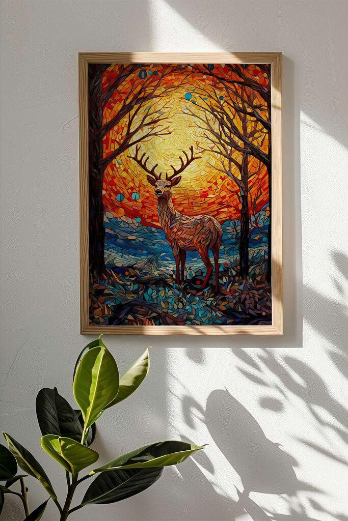 Uokvirena slika Wallity Mscartmdl4, 33x48 cm