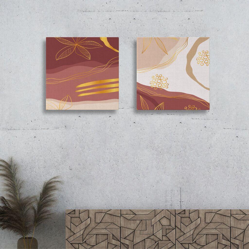 Wallity Slika ASR2-CNV25-16, 50x50cm, 2 dijela