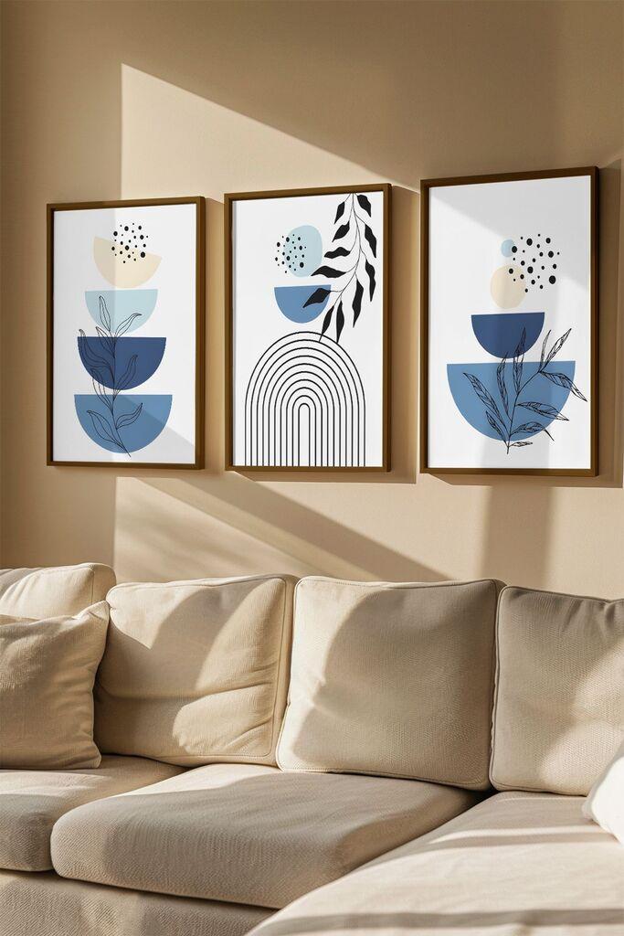 Uokvirena slika Wallity Artvmodel5, 33x48 cm, 3 dijela