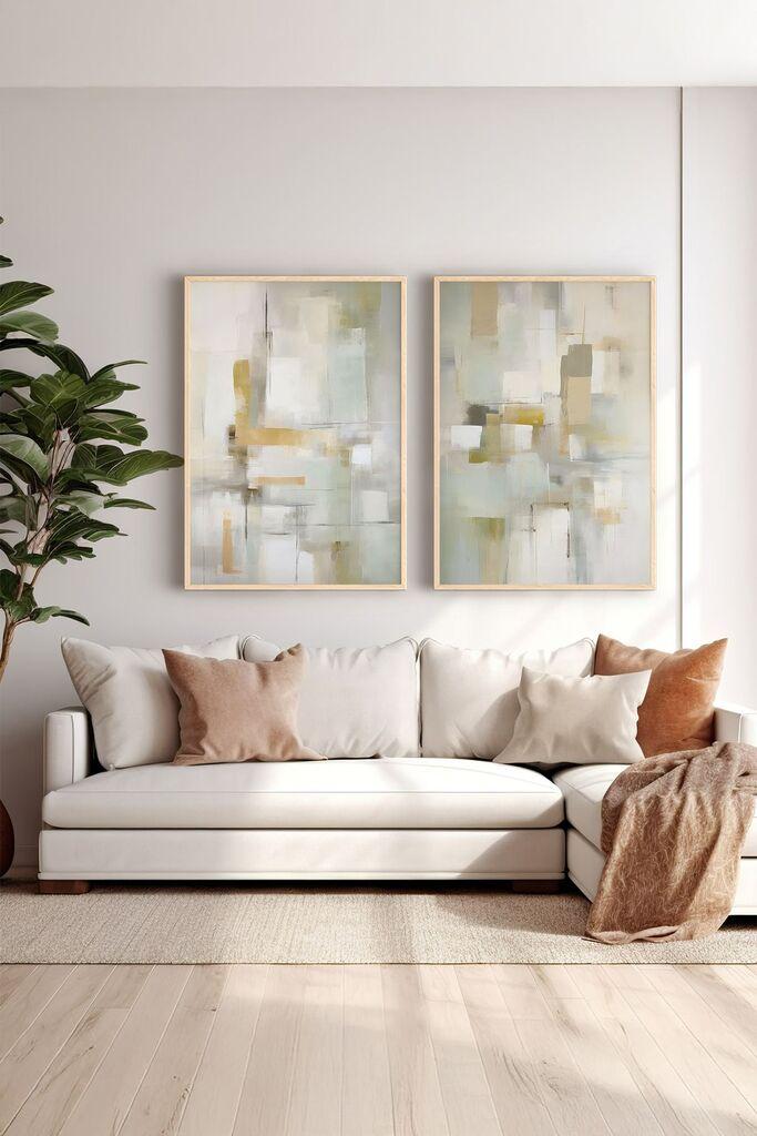 Uokvirena slika Wallity Ersy2Limodel34, 33x48 cm, 2 dijela