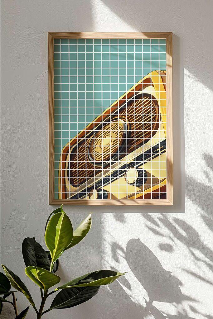 Wallity Popkare9 uramljena slika, 33x48 cm