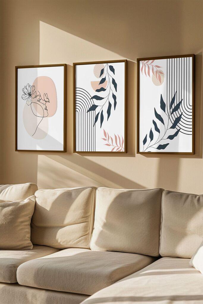 Wallity Uramljena slika Artvmodel22, 33x48 cm, 3 dijela