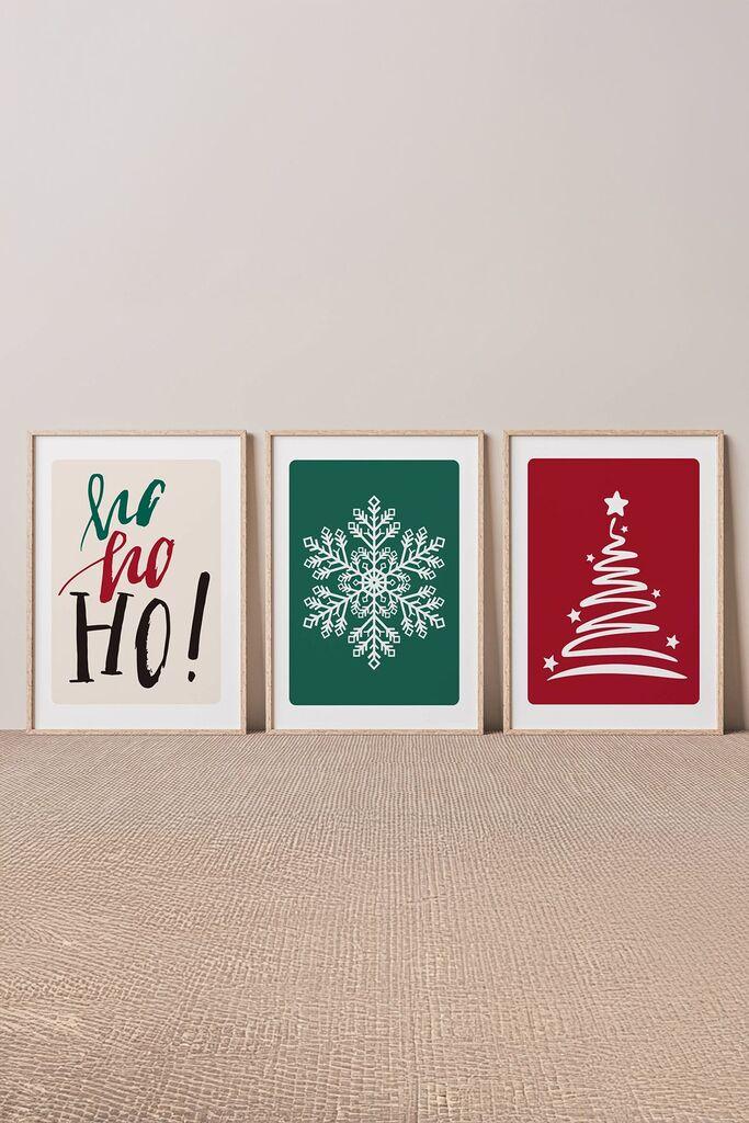 Wallity Uokvirena slika Nwyearmdl14, 33x48 cm, 3 dijela