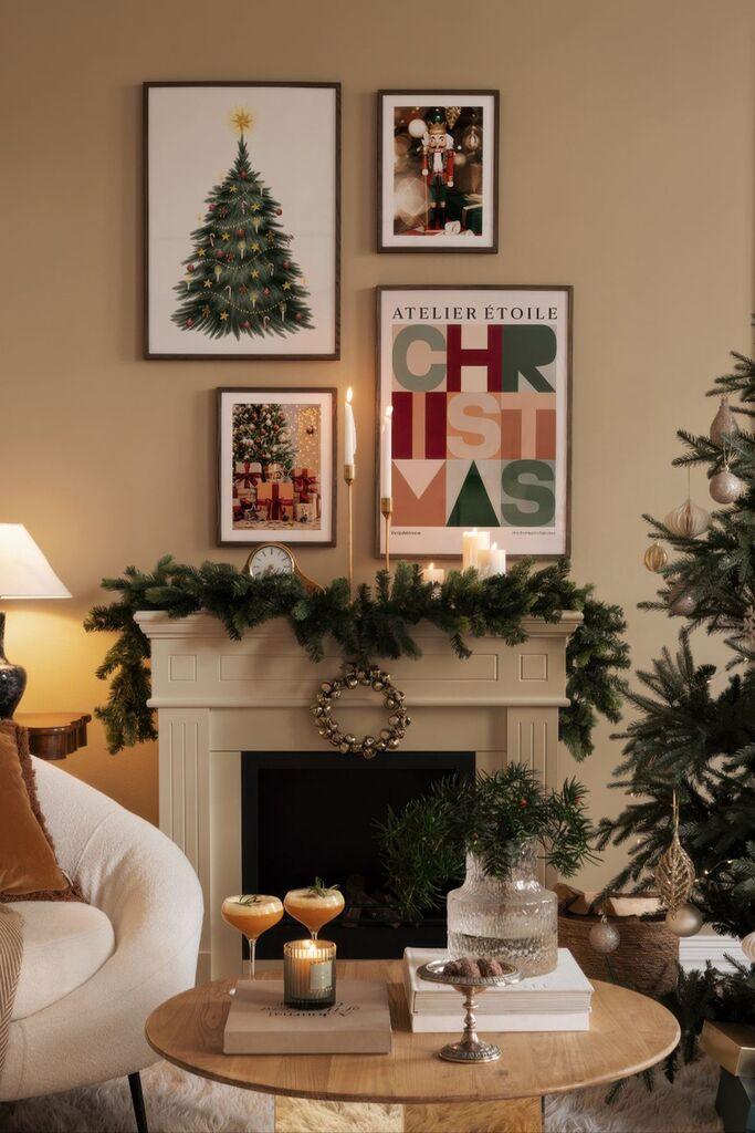 Uokvirena slika Wallity Nwyearmdl2, 33x48 cm, 4 dijela