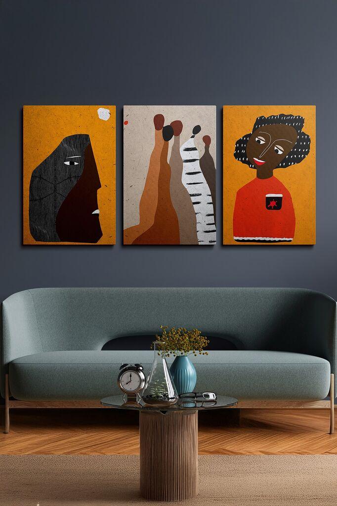 Wallity slika Ersycnvs1, 70x100 cm, 3 dijela