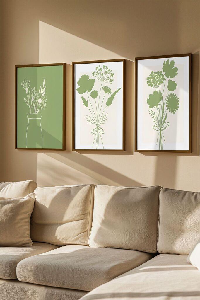 Wallity Uramljena slika Artvmodel29, 33x48 cm, 3 dijela