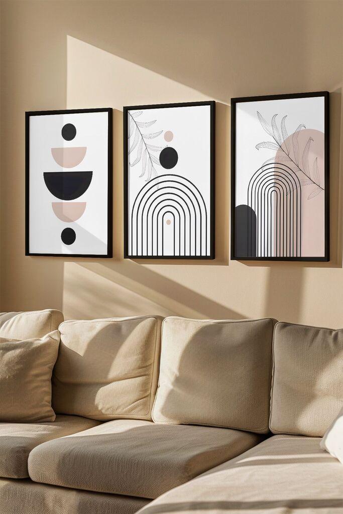 Uokvirena slika Wallity Artvmodel12, 33x48 cm, 3 dijela